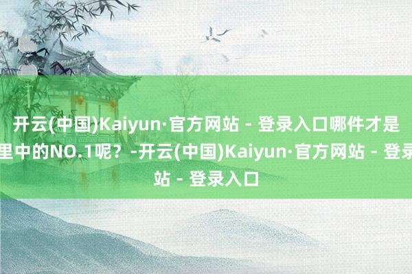 开云(中国)Kaiyun·官方网站 - 登录入口哪件才是你心里中的NO.1呢？-开云(中国)Kaiyun·官方网站 - 登录入口