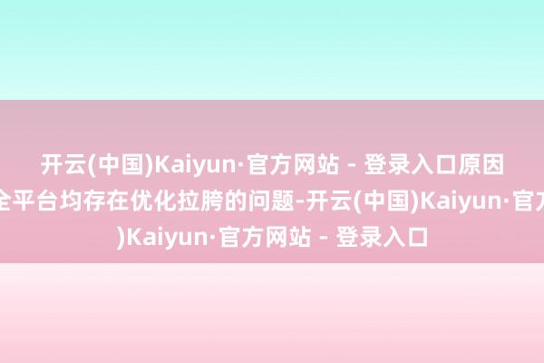开云(中国)Kaiyun·官方网站 - 登录入口原因在于这款作品在全平台均存在优化拉胯的问题-开云(中国)Kaiyun·官方网站 - 登录入口