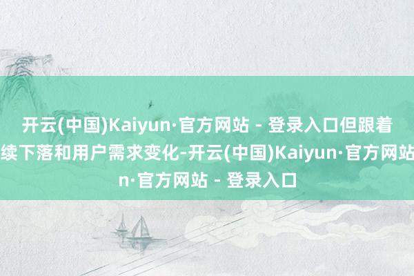 开云(中国)Kaiyun·官方网站 - 登录入口但跟着电板本钱抓续下落和用户需求变化-开云(中国)Kaiyun·官方网站 - 登录入口